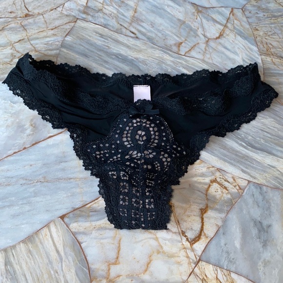 Victoria's Secret Very Sexy Panties Bikini Lace Mesh Panty Thong Small - Picture 3 of 10